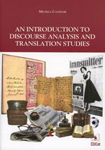 An introduction to discourse analysis and translation studies