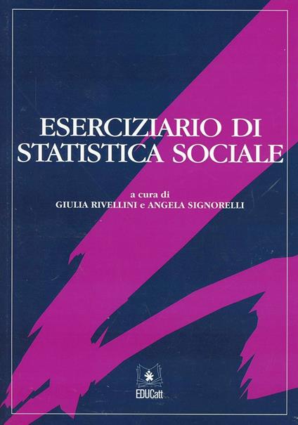 Eserciziario di statistica sociale - copertina
