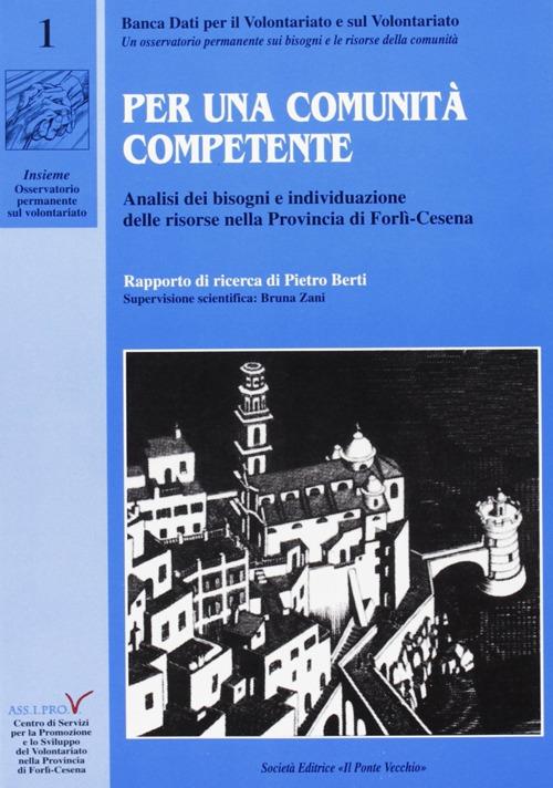 Per una comunità competente - Pietro Berti - copertina