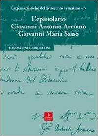 L' epistolario Giovanni Antonio Armano e Giovanni Maria Sasso - copertina