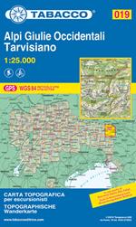Alpi Giulie occidentali. Tarvisiano 1:25.000