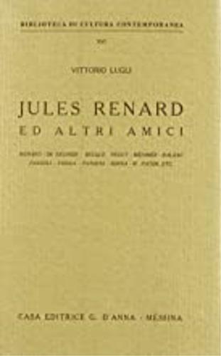 Jules Renard ed altri amici - Vittorio Lugli - copertina