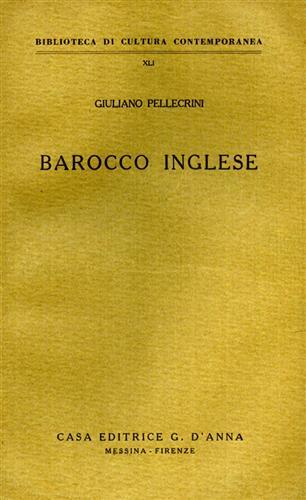 Barocco inglese - Giuliano Pellegrini - copertina