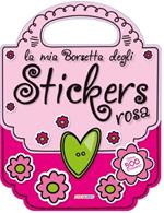 La mia borsetta degli stickers rosa. Con adesivi