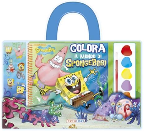 Colora il mondo di SpongeBob! Con gadget - copertina