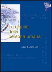 La dignità della persona umana - copertina