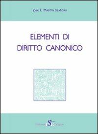 Elementi di diritto canonico - J. Tomás Martín de Agar - copertina