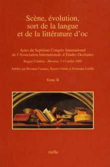 Scene, evolution, sort de la langue et de la litterature d'oc