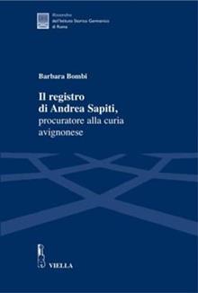 Il registo di Andrea Sapiti, procuratore