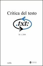 Critica del testo. Vol. 11\3