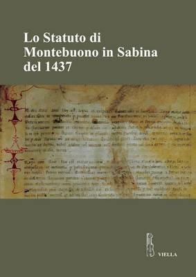 Lo statuto di Montebuono in Sabina del 1437 - copertina