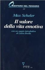 Il valore della vita emotiva