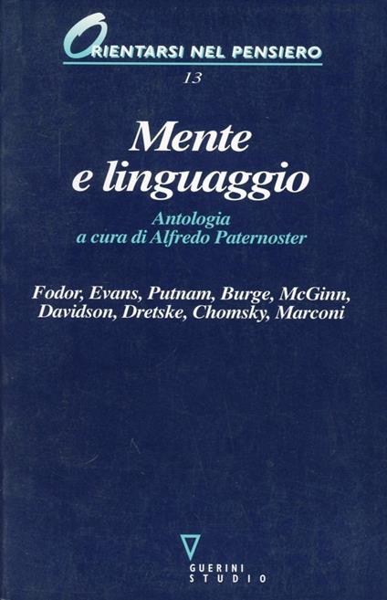 Mente e linguaggio - copertina
