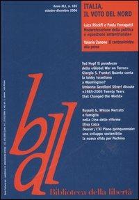 Biblioteca della libertà. Vol. 185: Italia, il voto del nord