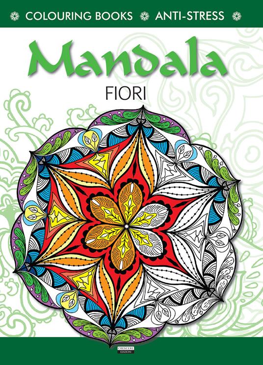 Mandala di fiori. Antistress - copertina