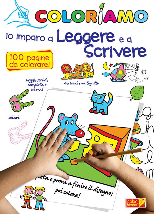 Coloriamo io imparo a leggere e a scrivere - copertina