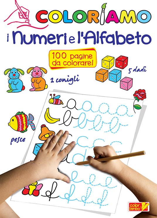 Coloriamo i numeri e l'alfabeto - copertina
