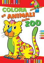 Colora gli animali dello zoo. Ediz. illustrata