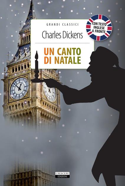 Un canto di Natale. Testo inglese a fronte. Ediz. integrale. Con Segnalibro - Charles Dickens - copertina