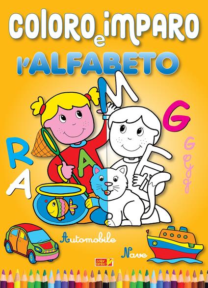 Coloro e imparo l'alfabeto - copertina