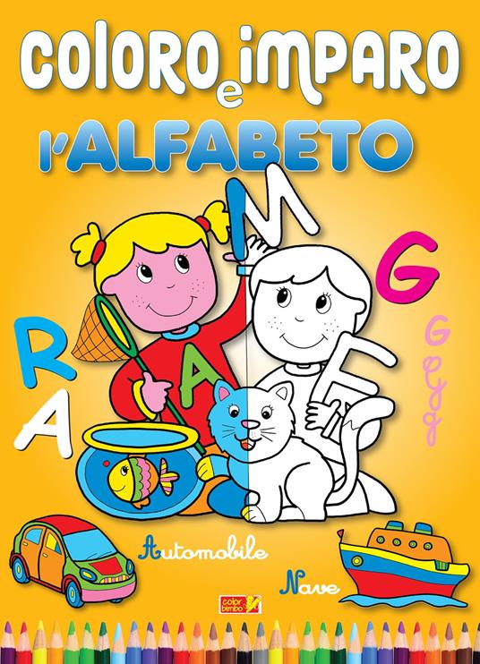 Coloro e imparo l'alfabeto - copertina