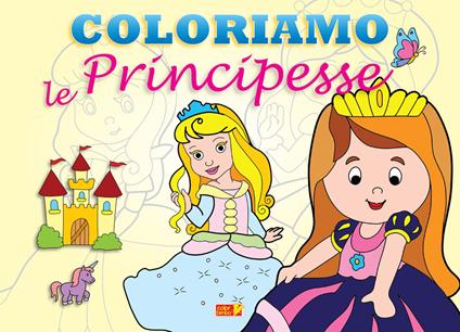 Coloriamo le principesse - copertina