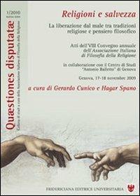 Religioni e salvezza. La liberazione dal male tra tradizioni religiose e pensiero filosofico. Atti dell'8º Congresso annuale dell'Associazione italiana di filosofia della religione - copertina