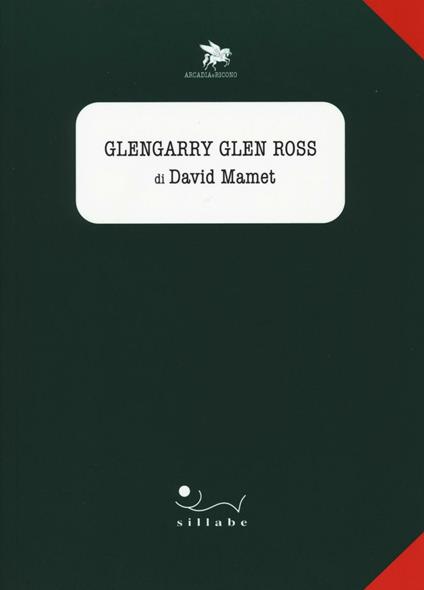 Glengarry Glen Ross - David Mamet - copertina