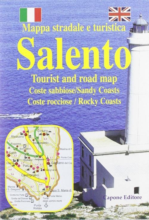 Salento. Mappa stradale e turistica. Tourist and road map - copertina