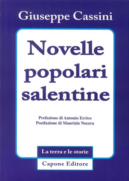 Novelle popolari salentine - Giuseppe Cassini - copertina