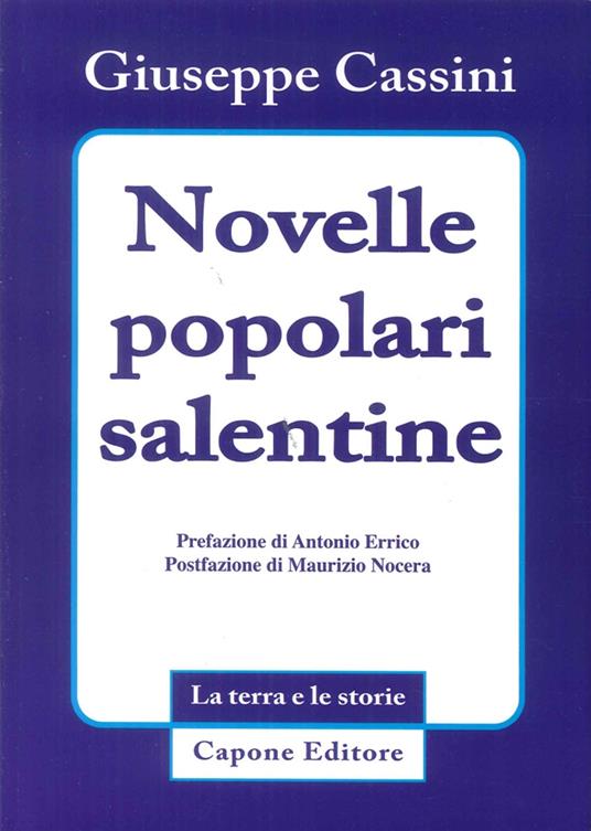 Novelle popolari salentine - Giuseppe Cassini - copertina