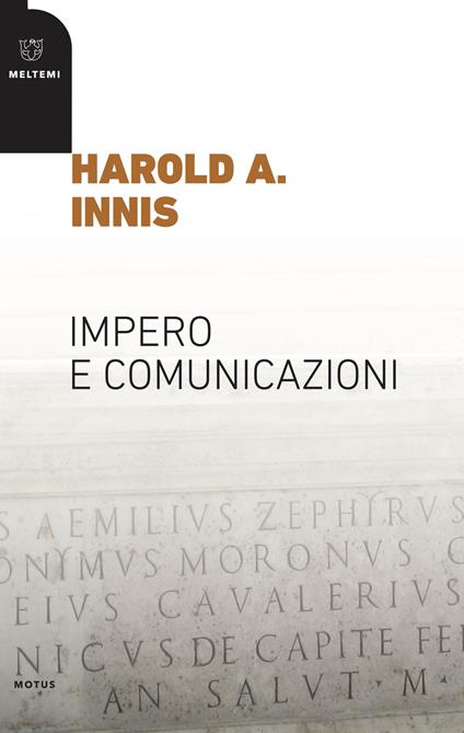 Impero e comunicazioni - Harold A. Innis - copertina