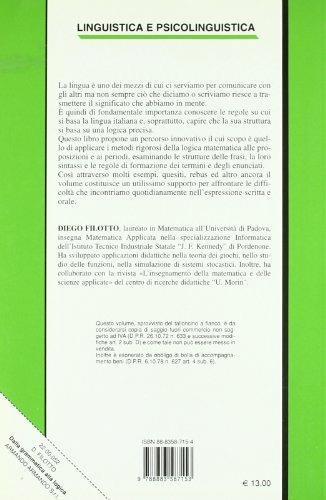 Dalla grammatica alla logica. I primi passi - Diego Filotto - 2