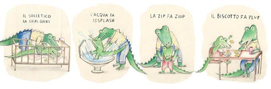 Cosa dice il piccolo coccodrillo? Ediz. a colori - Eva Montanari - 2