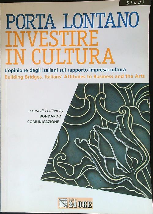 Porta lontano investire in cultura. L'opinione degli italiani sul rapporto impresa e cultura