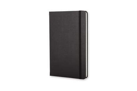 Taccuino classico copertina rigida nera a righe, Paper, Classic, Ruled, Large 13x21, Hard, Polypropylene, Black - 3