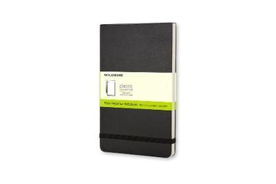 Taccuino reporter Moleskine pocket a pagine bianche copertina rigida nero. Black