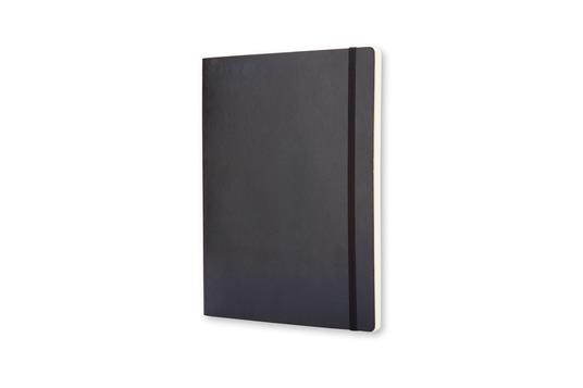 Taccuino Moleskine XL a pagine bianche copertina morbida nero. Black - 3