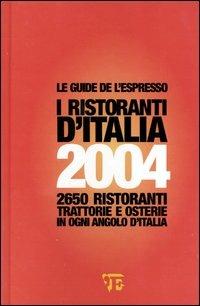 I ristoranti d'Italia 2004 - copertina