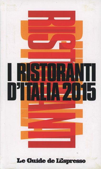 I ristoranti d'Italia 2015 - copertina