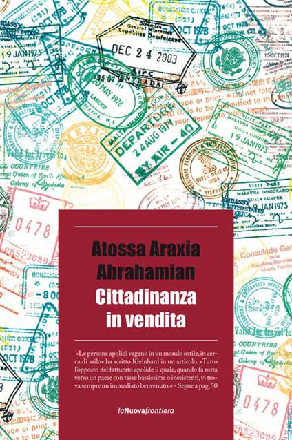 Cittadinanza in vendita - Atossa Araxia Abrahamian - copertina