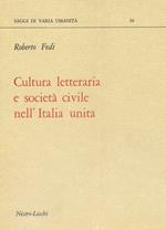 Cultura letteraria e società civile nell'Italia unita