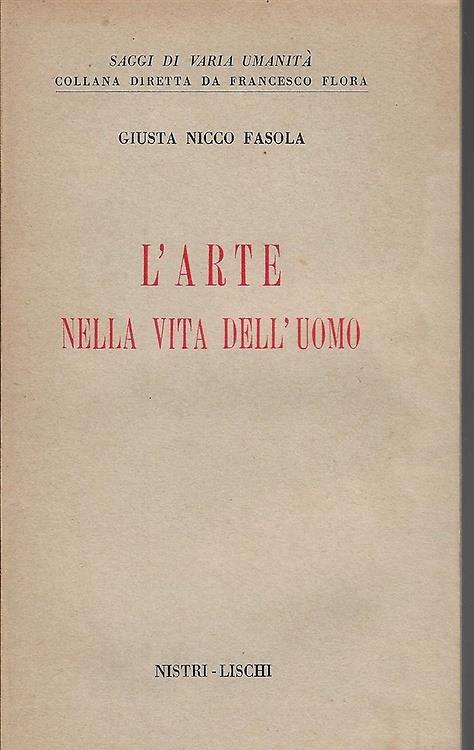 L' arte nella vita dell'uomo
