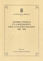 Leonida Tonelli e la matematica nella cultura italiana del '900