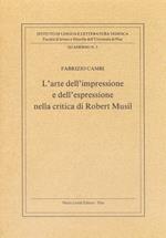 L'arte dell'impressione e dell'espressione nella critica di Robert Musil