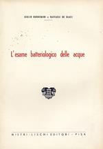 L' esame batteriologico delle acque