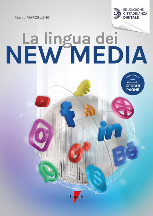 La lingua dei new media - Marco Marcellino - copertina