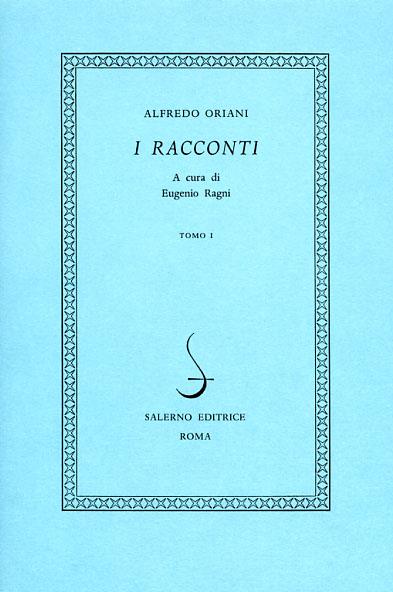 I racconti - Alfredo Oriani - copertina