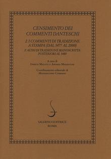 Censimento dei commenti danteschi Vol. 2