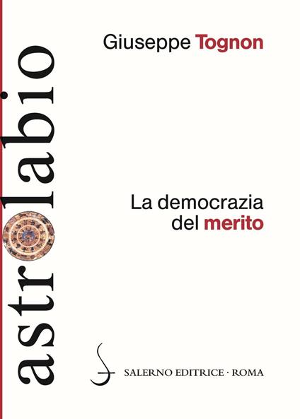 La democrazia del merito - Giuseppe Tognon - copertina